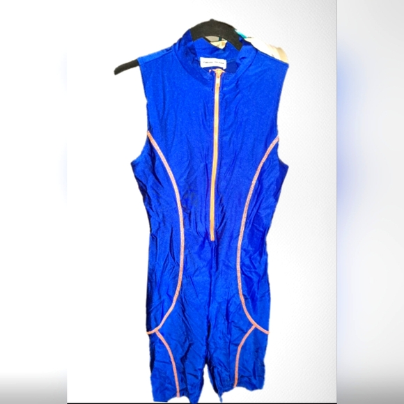 Cherry Mellow Royal Blue Romper - Picture 1 of 4